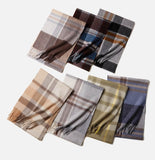 Load image into Gallery viewer, SUNXZZ Cashmere Plaid Scarf