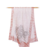 Load image into Gallery viewer, 200s Camellia Print Women lightweight Cashmere Wrap Scarf