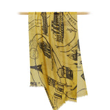 Load image into Gallery viewer, 200s City Print Women lightweight Cashmere Wrap Scarf