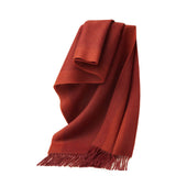 Load image into Gallery viewer, Double-Colored Striped Wool Scarf