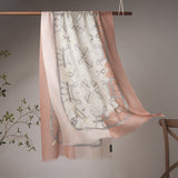 Load image into Gallery viewer, 200s Camellia Pattern Print Women lightweight Cashmere Wrap Scarf