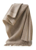 Charger l&#39;image dans la galerie, Écharpe en laine à rayures bicolores
