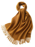 Load image into Gallery viewer, Elegant Solid Wool Scarf
