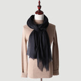 Load image into Gallery viewer, 400S 100% Black and White Cashmere shawl Wrap