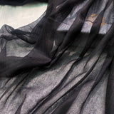 Charger l&#39;image dans la galerie, Châle en cachemire léger noir 300S