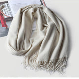 Load image into Gallery viewer, Water Pattern White cashmere Wrap