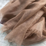 Load image into Gallery viewer, 300S Camel Lightweight Cashmere Shawl Wrap