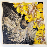 Laden Sie das Bild in den Galerie-Viewer, Kleiner quadratischer Schal aus Maulbeerseide, 53,3 cm – 12 Momme