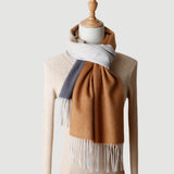 Load image into Gallery viewer, Gradient Color Water Pattern Cashmere Scarf