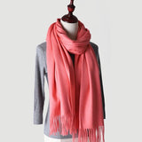 Load image into Gallery viewer, Water Pattern Red cashmere Wrap