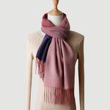 Load image into Gallery viewer, Gradient Color Water Pattern Cashmere Scarf