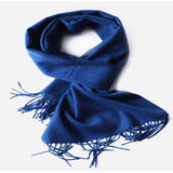 Cargar imagen en el visor de la galería, Bufanda de cachemira azul claro con estampado de agua