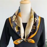 Load image into Gallery viewer, 100% Pure Mulberry Silk Square Scarf - 12 momme
