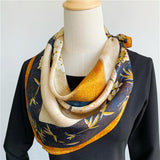 Load image into Gallery viewer, 100% Pure Mulberry Silk Square Scarf - 12 momme
