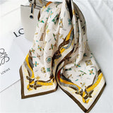 Load image into Gallery viewer, 100% Vintage  Fashion Mulberry Silk Square Scarf