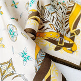 Cargar imagen en el visor de la galería, Bufanda cuadrada de seda de morera de moda 100% vintage