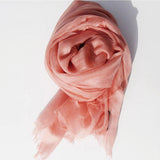 Charger l&#39;image dans la galerie, Châle en cachemire léger rose 300S