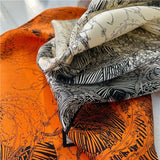 Cargar imagen en el visor de la galería, Bufanda de pelo de seda de morera a la moda, diseño cuadrado Vintage