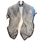 Load image into Gallery viewer, 35&quot; Grey Silk Square Scarf