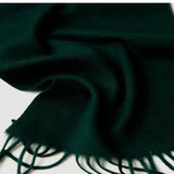 Load image into Gallery viewer, Water Pattern Dark  Green Cashmere Scarf