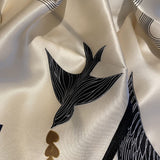 Load image into Gallery viewer, 35&quot; Printed Silk Square Scarf