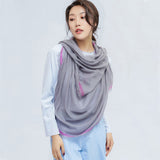 Load image into Gallery viewer, Gray Superfine Wool Shawl