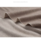 Load image into Gallery viewer, Double-Faced Brown Cashmere Wrap Blanket Scarf