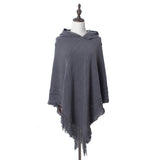 Load image into Gallery viewer, Knit Poncho Scarf
