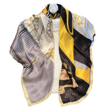 Cargar imagen en el visor de la galería, Bufanda cuadrada de seda colorida de 35&quot;