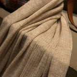 Load image into Gallery viewer, Apricot Knitted Cashmere Wrap