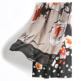 Load image into Gallery viewer, Black Print Lightweight 100s Cashmere Scarf