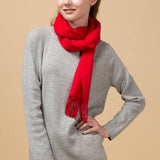 Load image into Gallery viewer, Red Cashmere Scarf