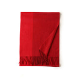 Load image into Gallery viewer, Red Pure Cashmere Panel Multicolor Scarf